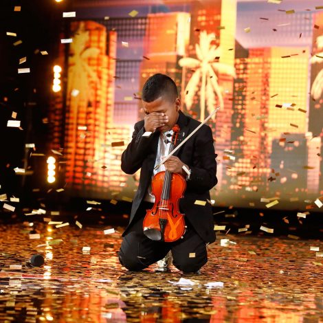 Watch: 11-year old Cancer survivor earns Simon Cowell's Golden Buzzer on AGT! Tyler Butler-Figueroa