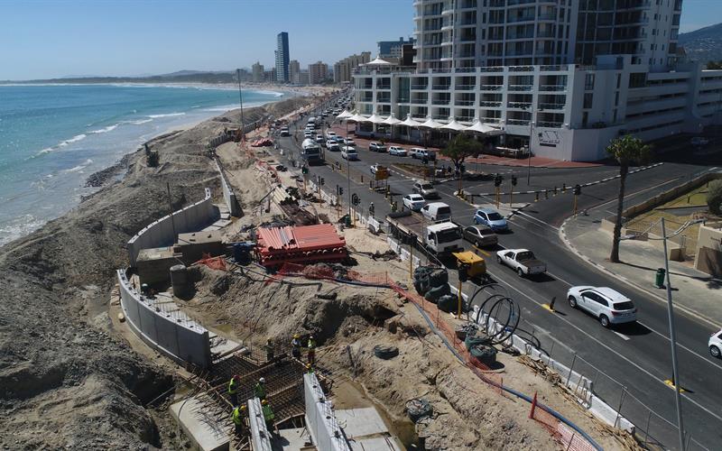 City of Cape Town receives industry award for Strand sea wall project