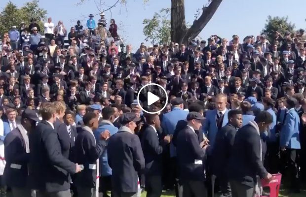 Watch: South African students inspire the nation with incredible war cry!