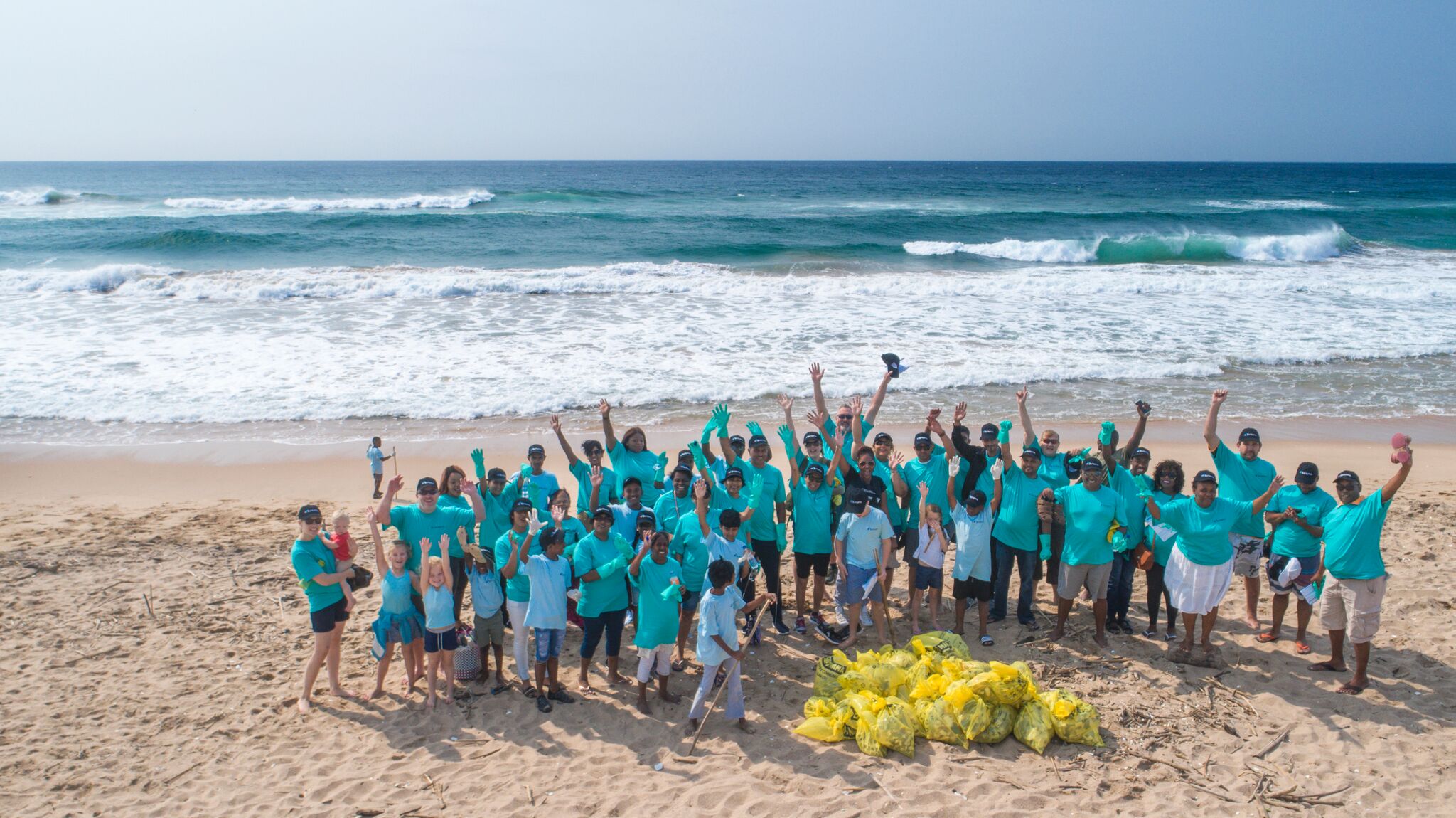 Only footprints left in the sand - following Safripol’s beach clean-up