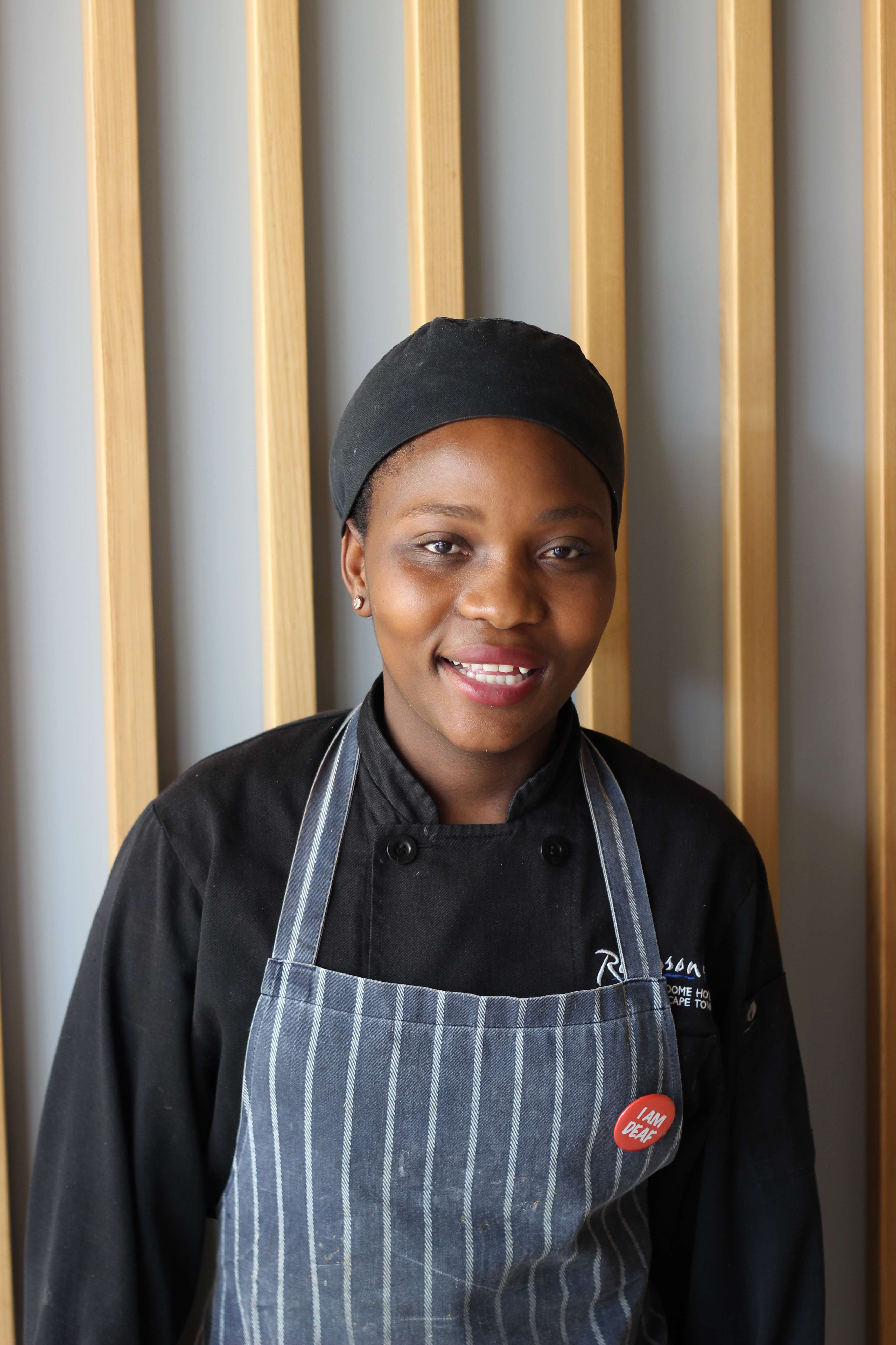 Hearing-Impaired Nosipho's dream of becoming a Chef comes true!