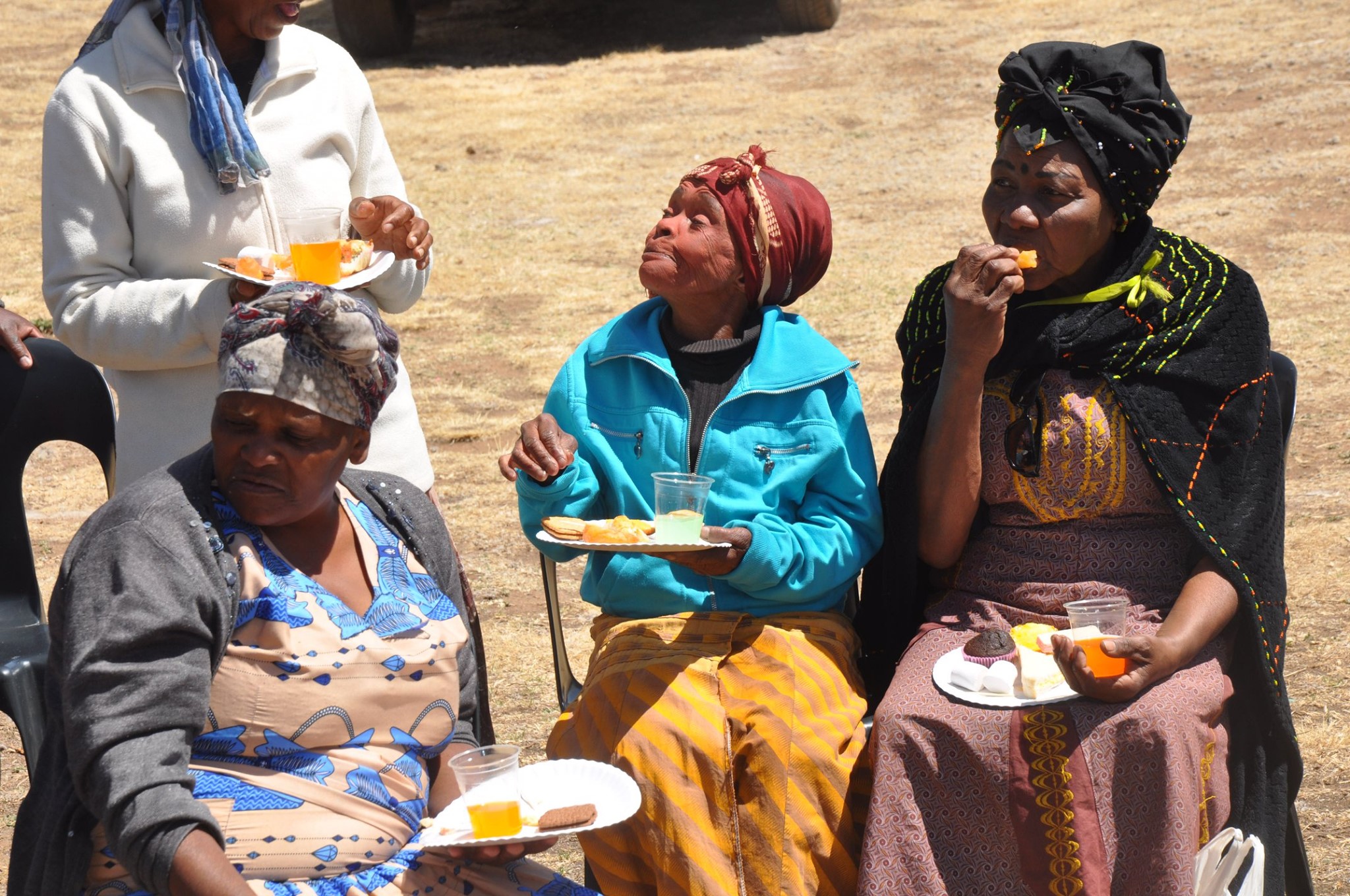 A charity threw a township tea party to treat some deserving South Africans