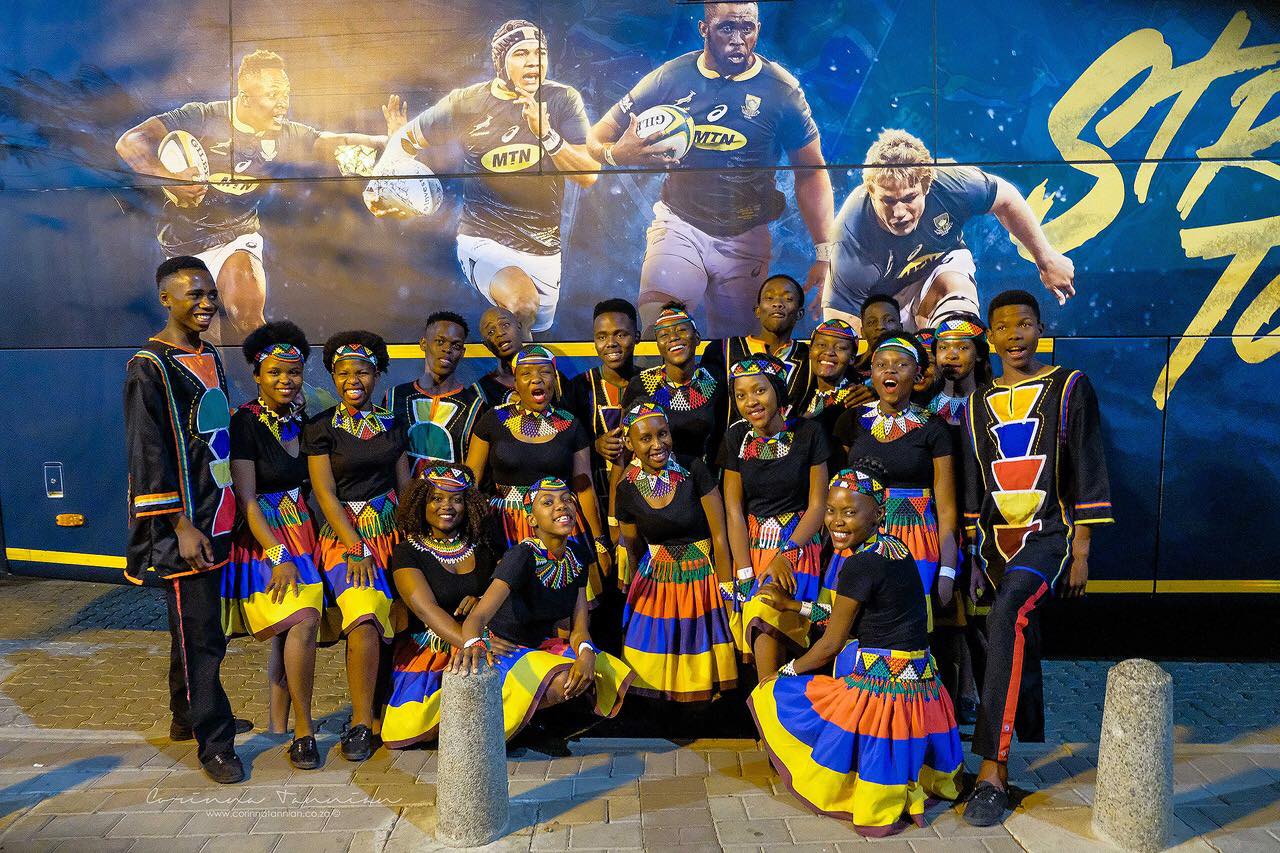 Stronger Together - Ndlovu Youth Choir incredible Springbok welcome!