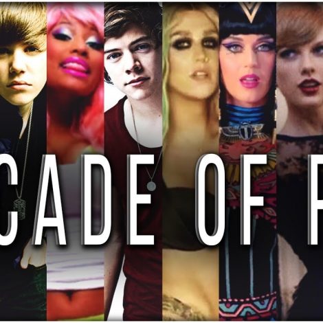 Decade of POP: 100 of the top pop songs of the decade mashed up into 1 track!