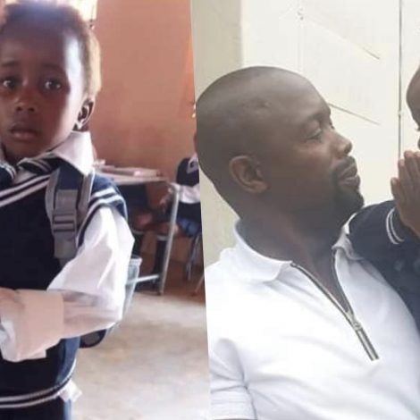 Kind man buys little girl new uniform, pays for her school fees for life!