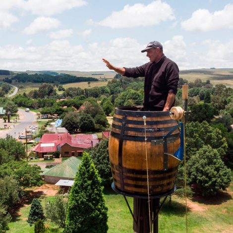 Two months in a barrel - South African man just broke a World Record!
