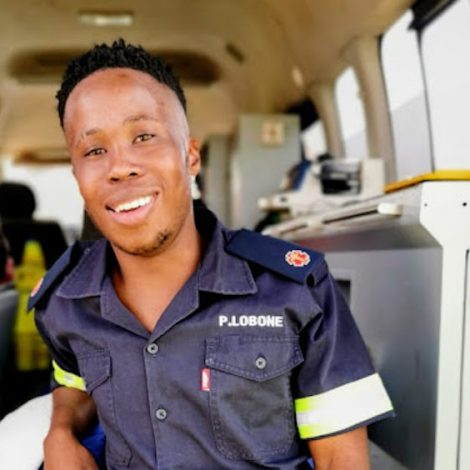 Paballo Lobone story - an emergency hero who went viral after saving lives even though he didn't have a job - is being added to a school curriculum.