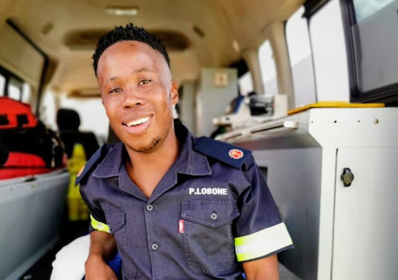 Paballo Lobone story - an emergency hero who went viral after saving lives even though he didn't have a job - is being added to a school curriculum.