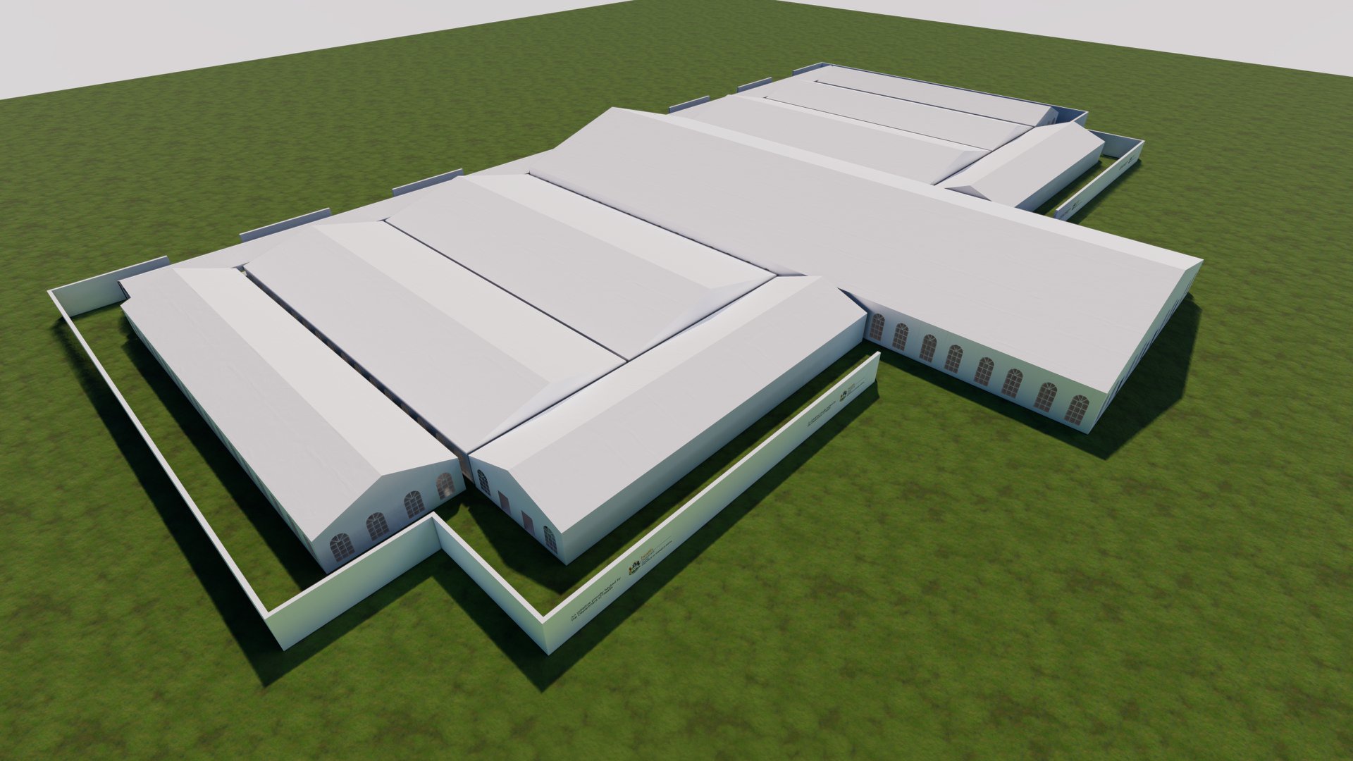 A South African company is ready to build a 350-bed temporary hospital in just 12 days!