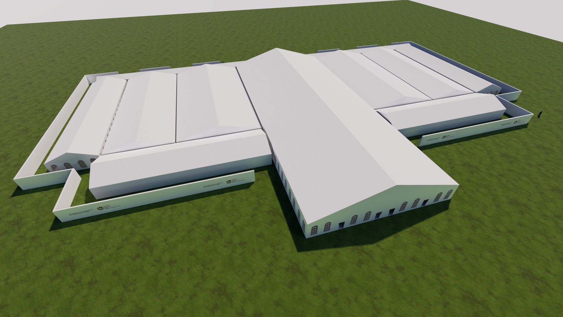 A South African company is ready to build a 350-bed temporary hospital in just 12 days!