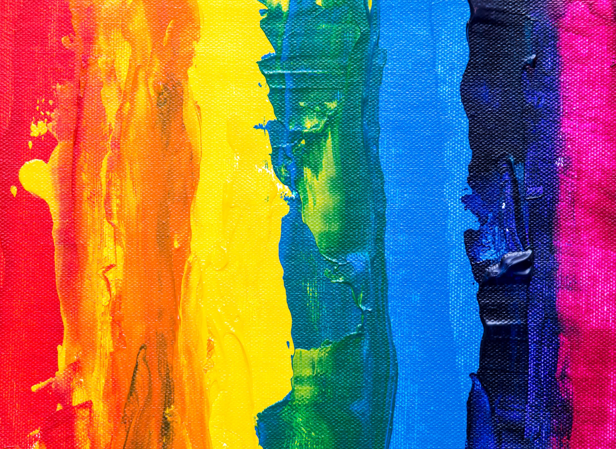 Family paint gate rainbow colours to give neighbours hope during lockdown