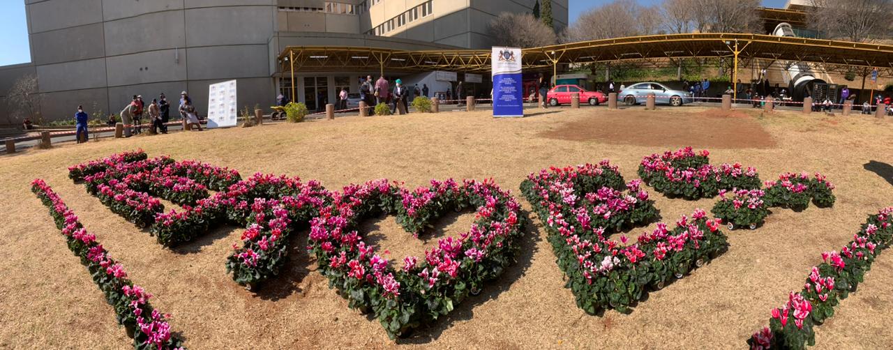 Ubuntu Beds | Together we Bloom - Blooming surprise for Charlotte Maxeke healthcare heroes