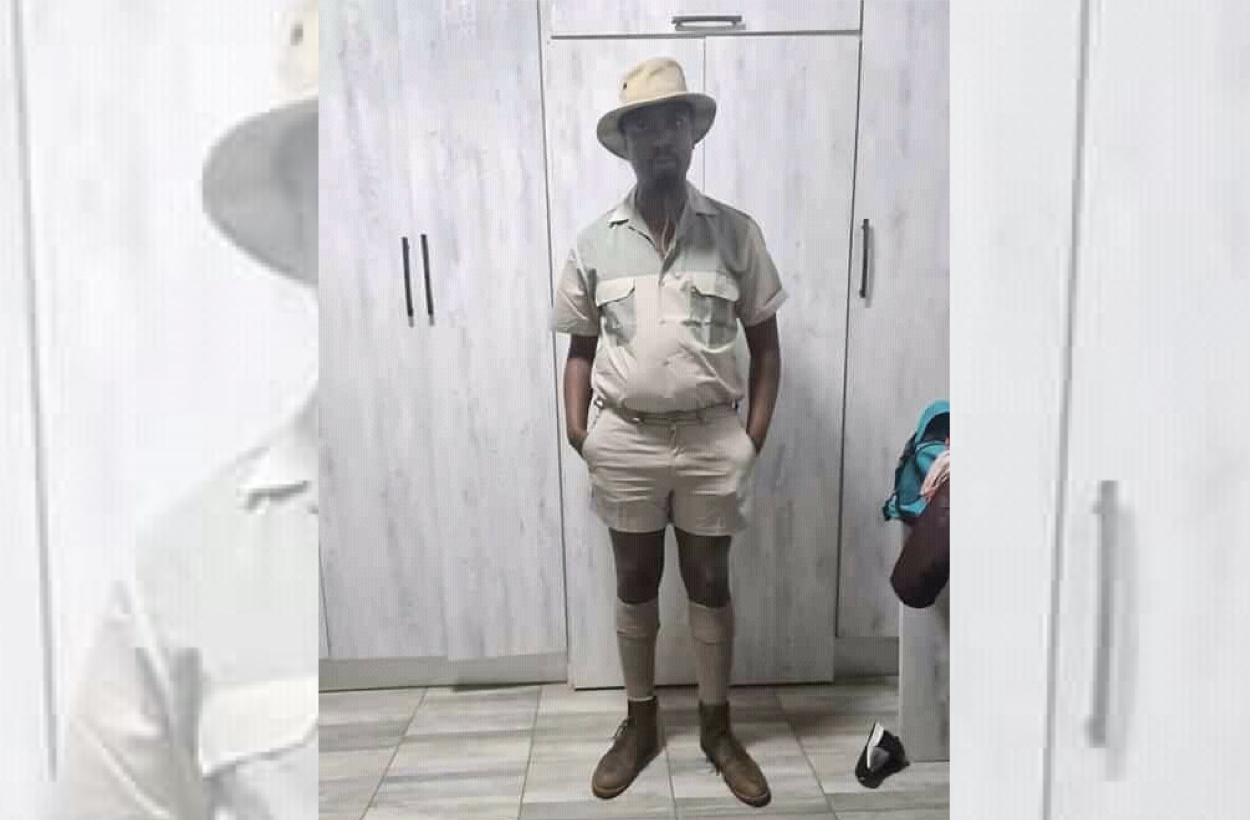 South African goes viral for his choice of clothing after being invited for a braai.