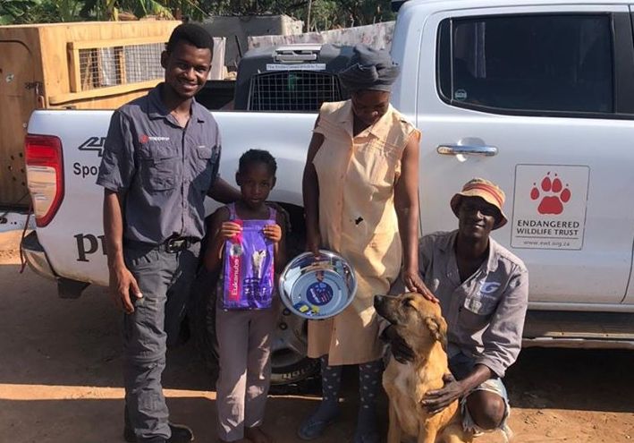 EWT protects predators by providing guard dogs to livestock farmers
