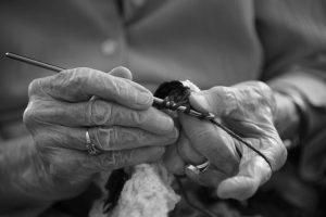 Frederic Place Home for the Aged Scarves Blankets Life Isobel Peddie and her crew of ladies have knitted hundreds of blankets, beanies, booties, vests and dolls keeping little prem babies warm and snug.