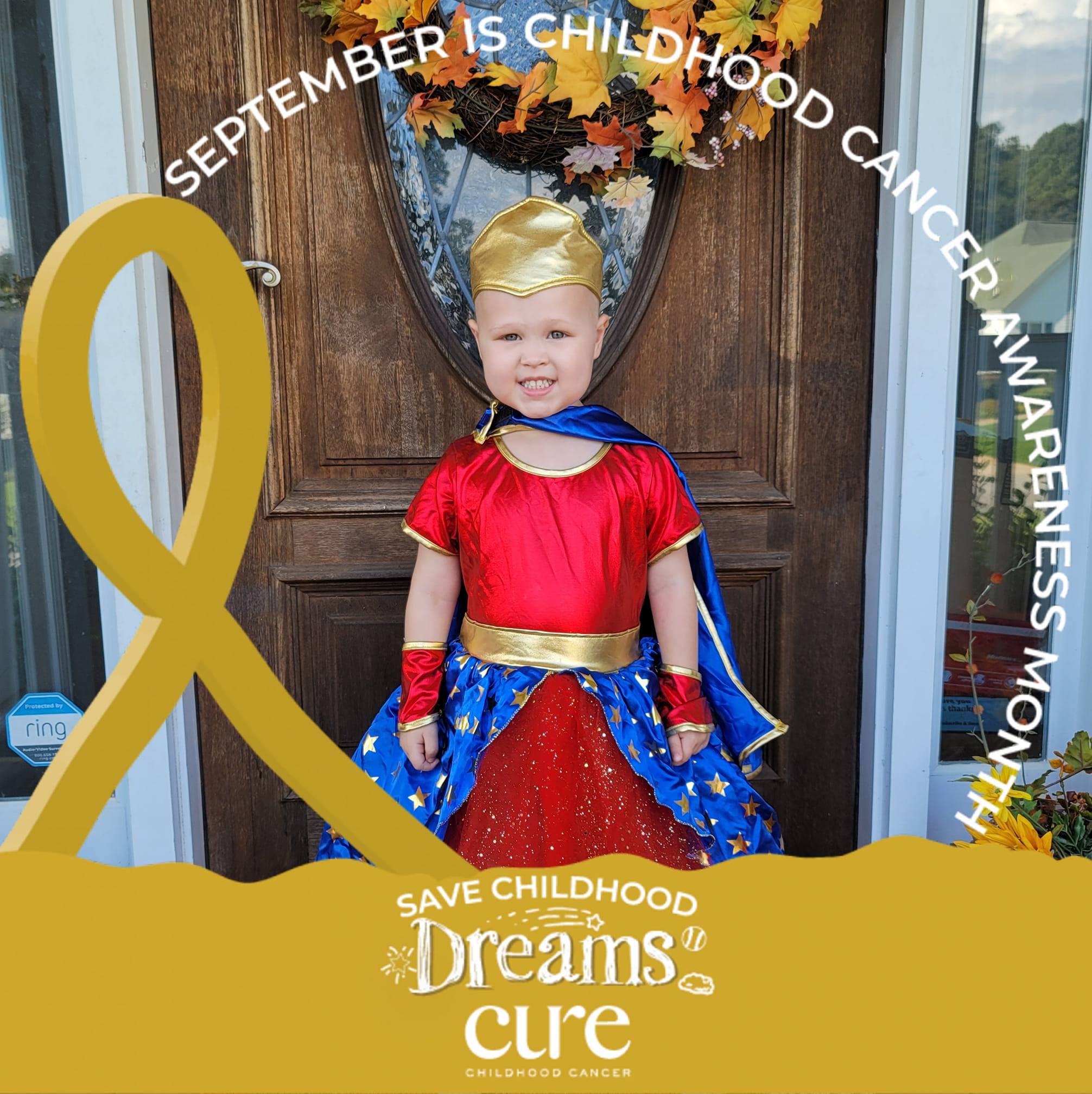 Mother of child with cancer has faith restored in humanity on Halloween.
