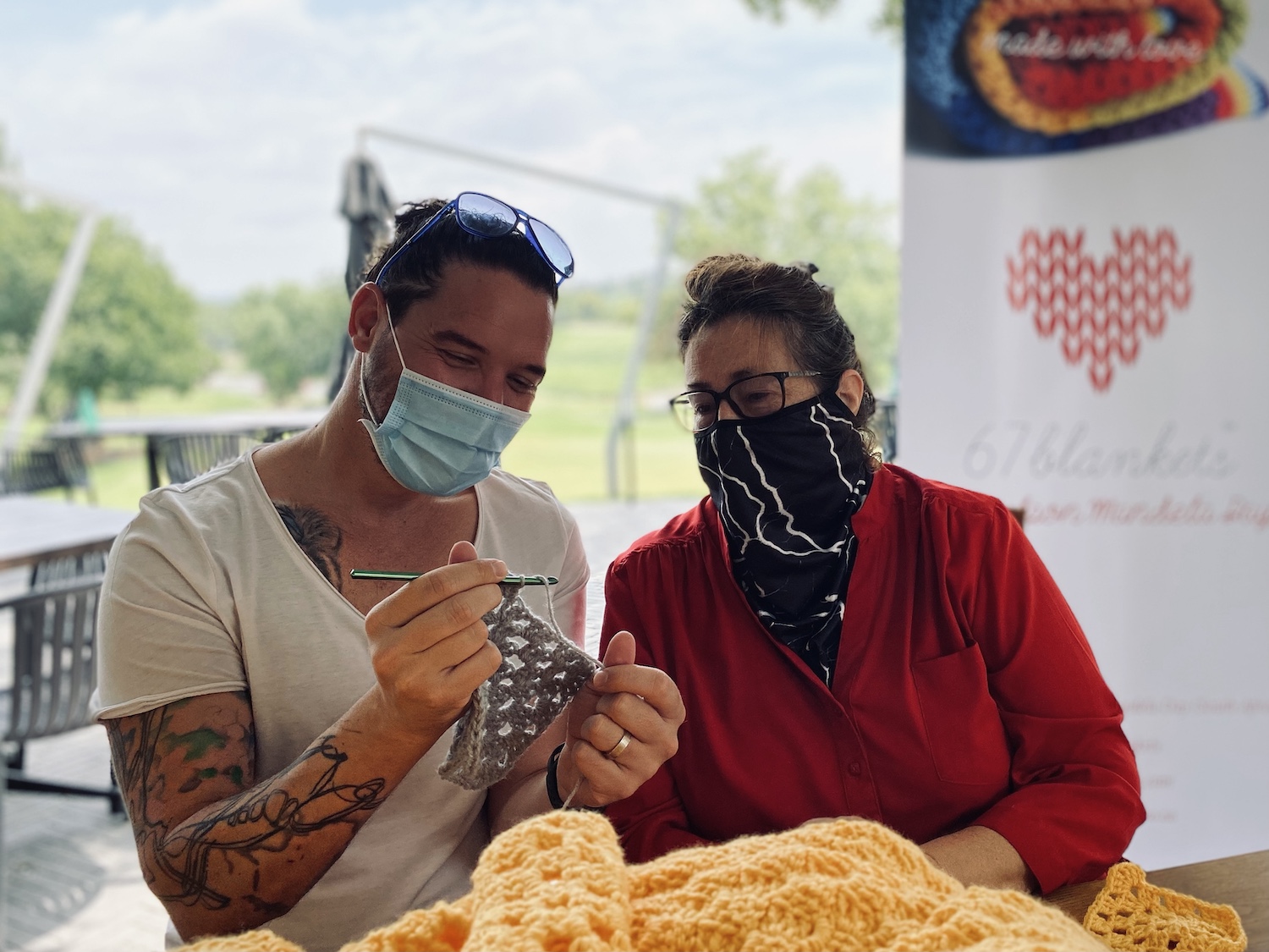 A Group of Strangers Have Become Friends While Crocheting Blankets for Needy South Africans.
