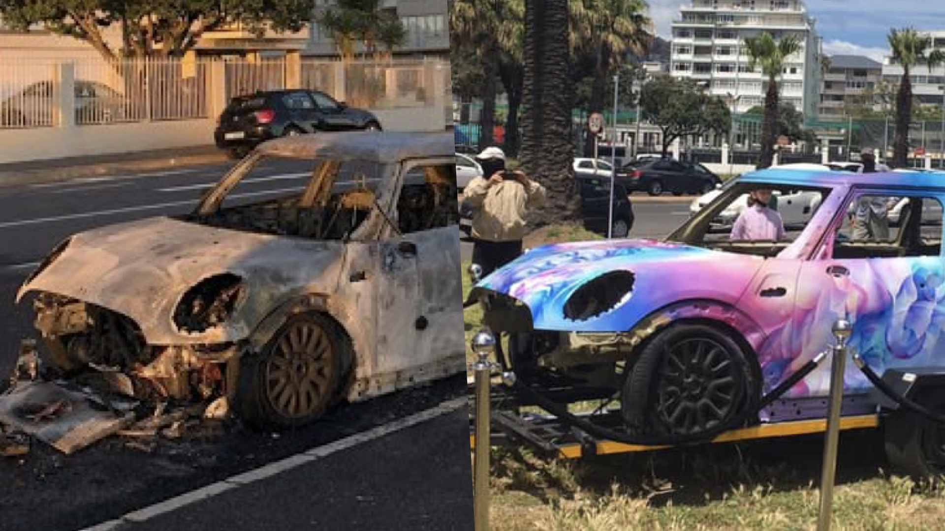 Love wins in Sea Point as torched Mini starts an incredible initiatives!