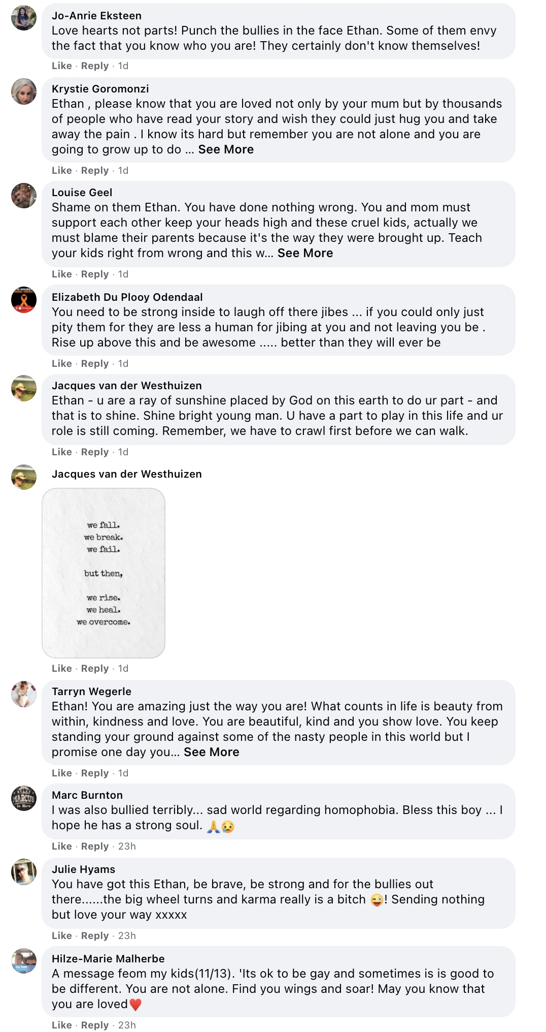 South Africans Send Thousands of Hopeful Messages to Kid Who Was Bullied!