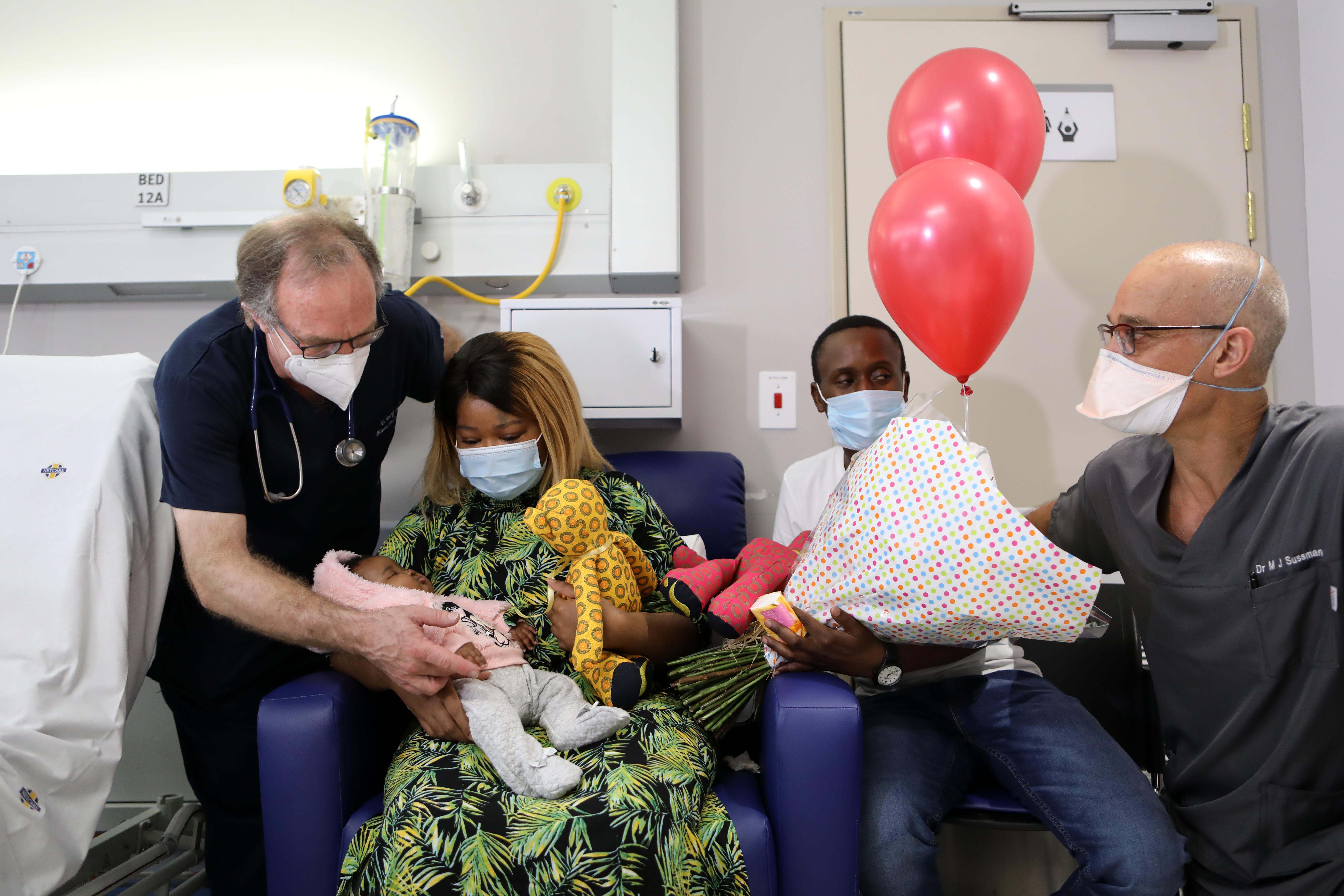 After a 113 day COVID journey, Mbali Mbatha, her newly transplanted lung and her newly born little baby can finally go home!