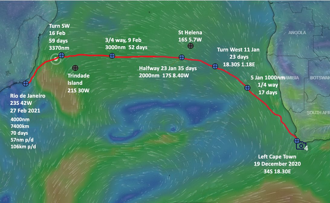 Zirk Botha Finishes World Record 7200km Solo Transatlantic Row in 70 days