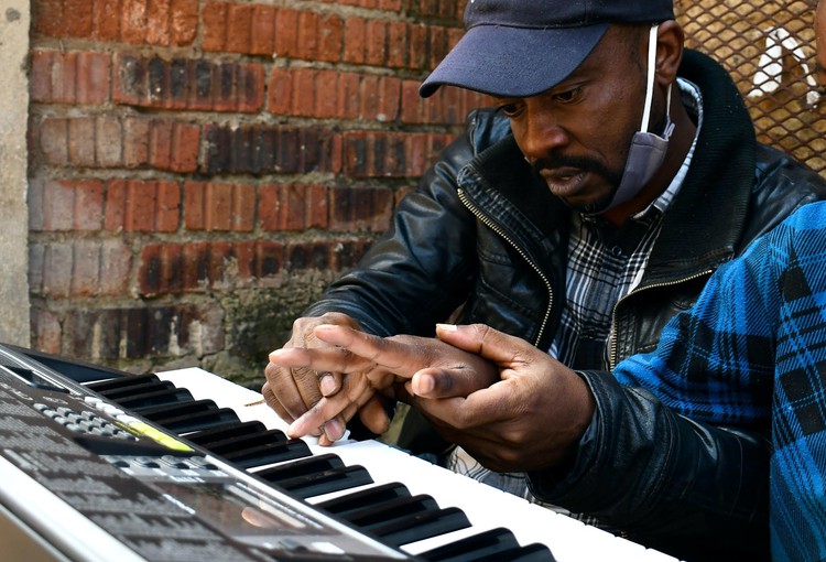 Refugee musician gives Johannesburg children the opportunity he didn’t have