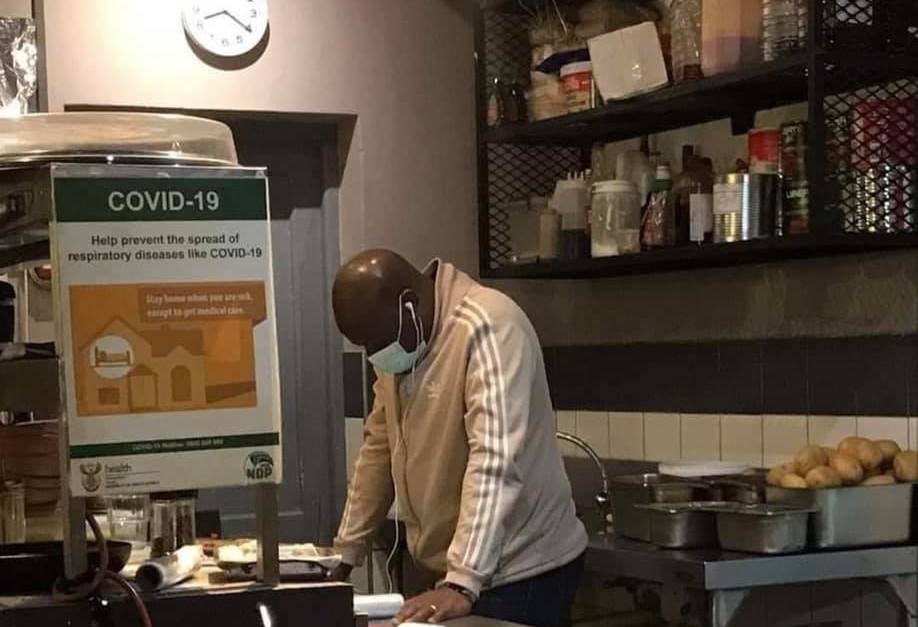 Photo Goes Viral of Restaurant Manager Crying During the President's National Address!