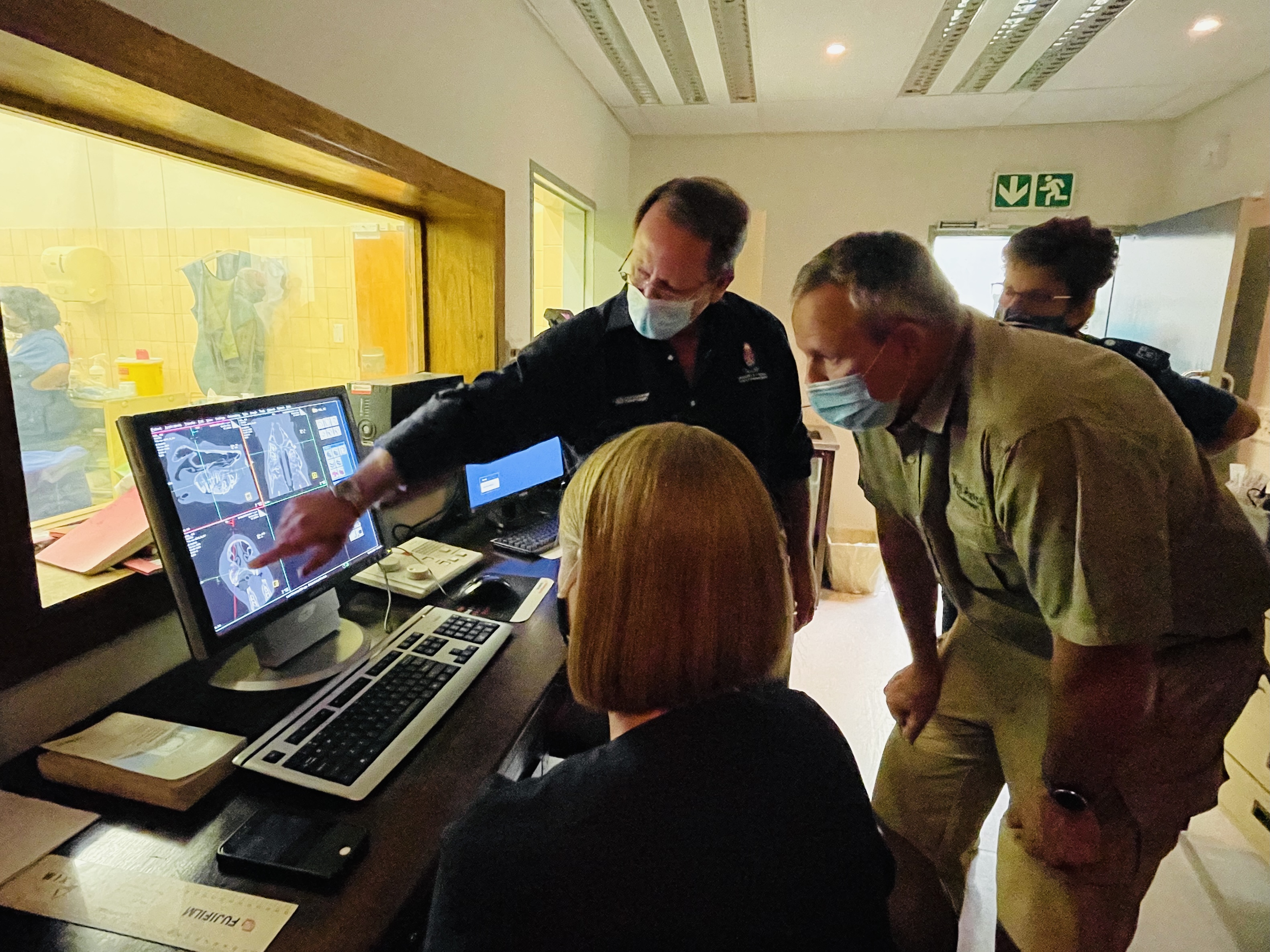 First CT Scan on Live Adult Rhino in South Africa!