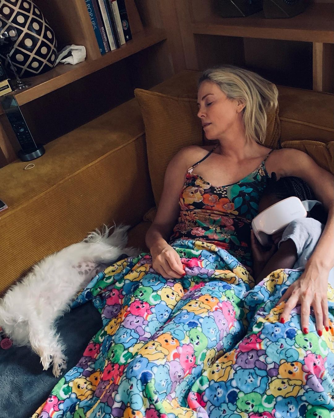 Charlize Theron Posts Rare Picture of Daughter to Celebrate New Year
