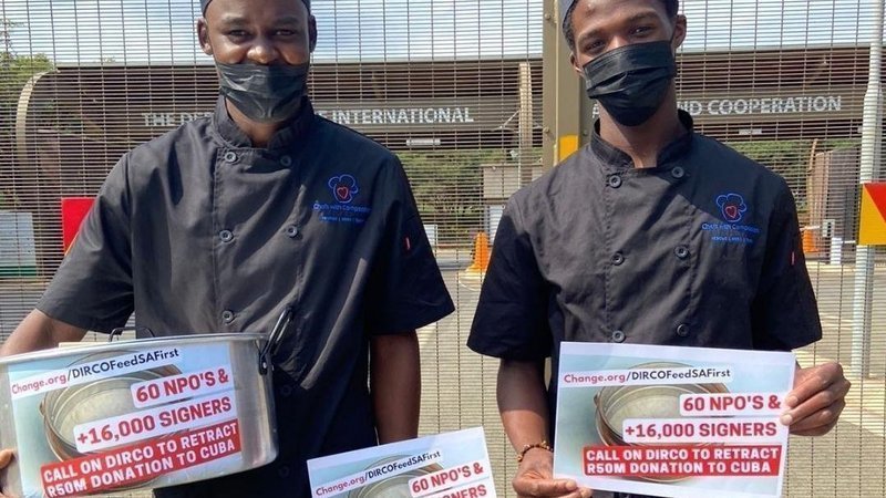 60 NPOs Start Petition to Divert R50 Million Donation for Cuba to Solve SA's Hunger