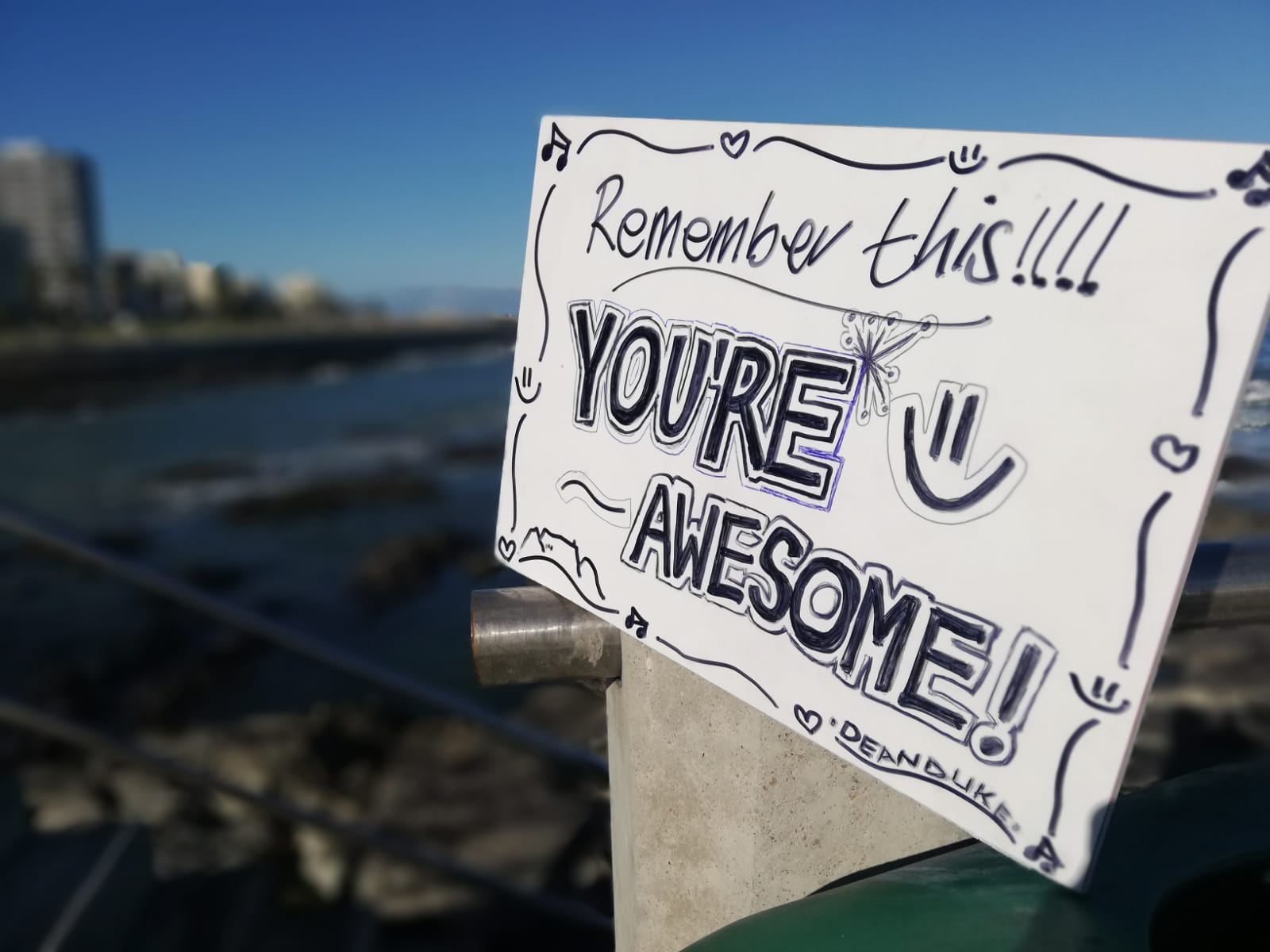 Capetonian is Leaving Messages of Hope And Kindness in Public Spaces!