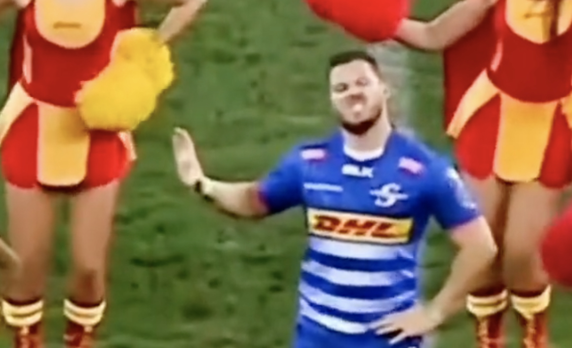 Stormers A South African 'rugby player' who performed a Beyoncé routine on the field with the cheerleaders is going viral, and we cannot get enough!