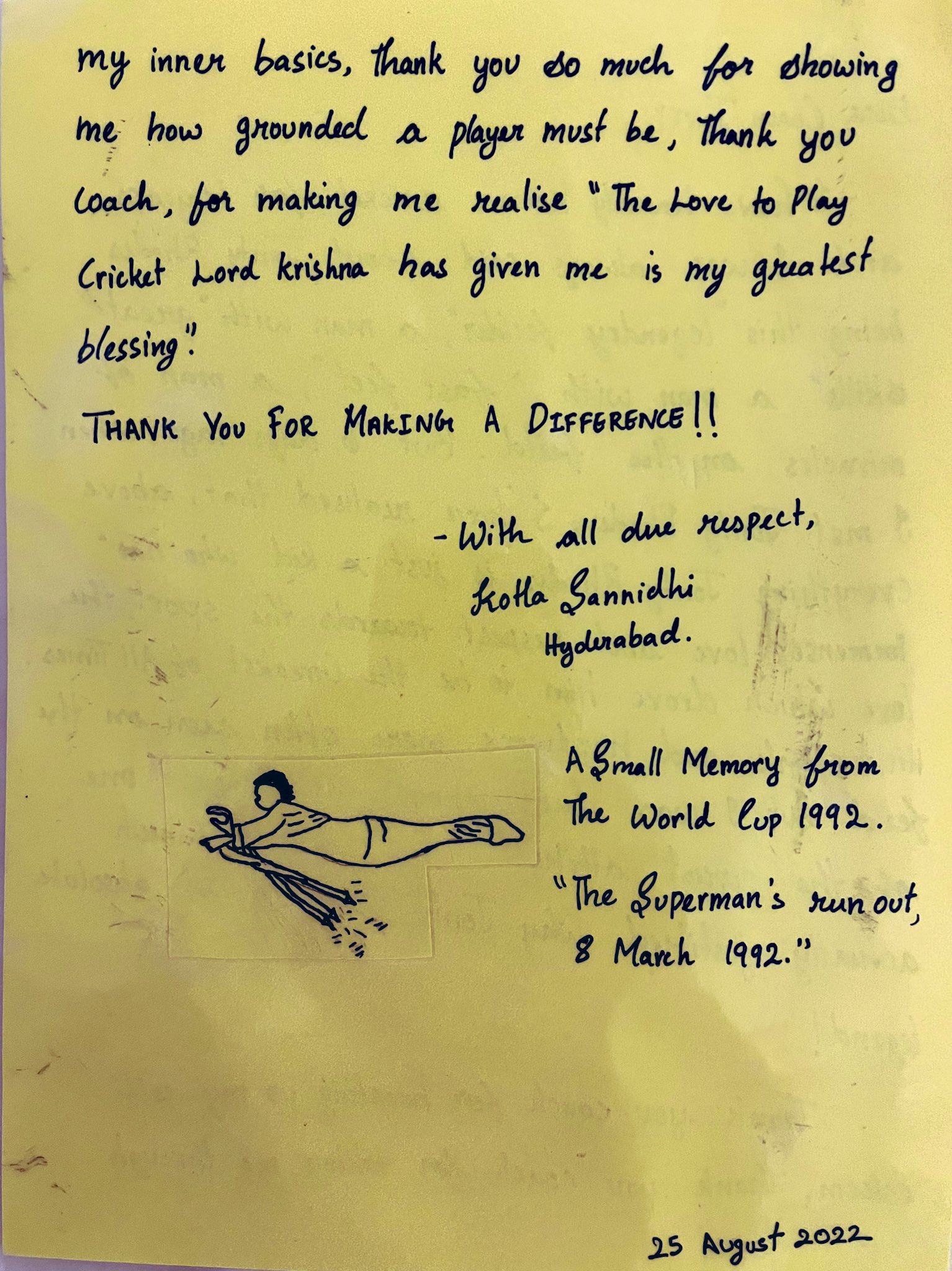 I'm Not Crying You Are - Letter To Jonty Rhodes Goes Viral! 