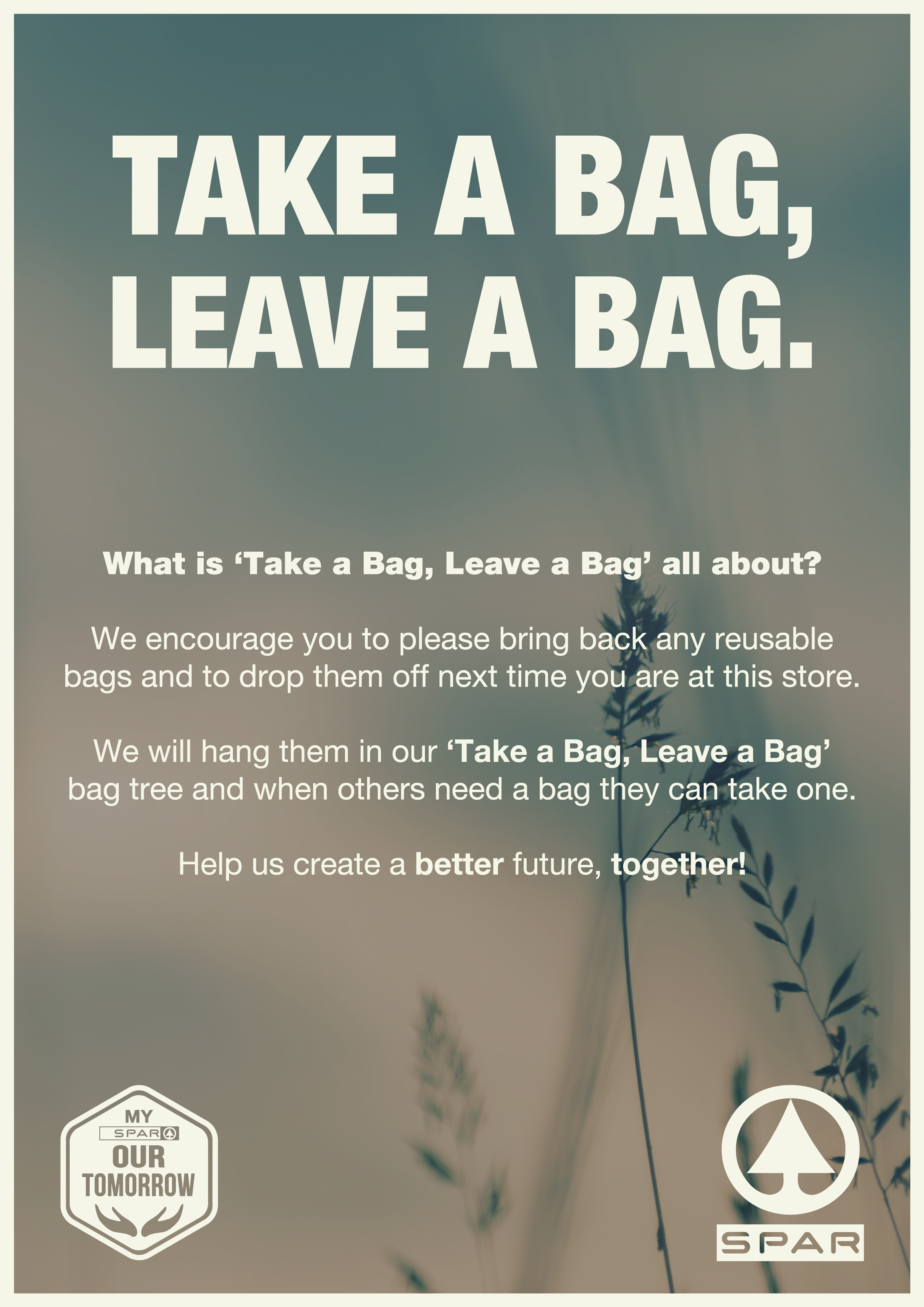 First in South Africa - “Leave One Take One” Reusable Bag Initiative Launched!