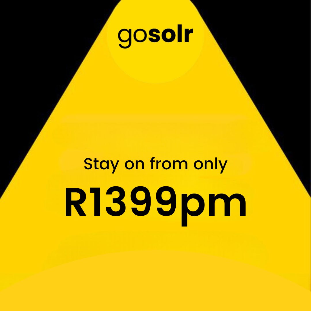 GoSolr's Affordable Solar Solutions: Lighting Up South Africa's Future!