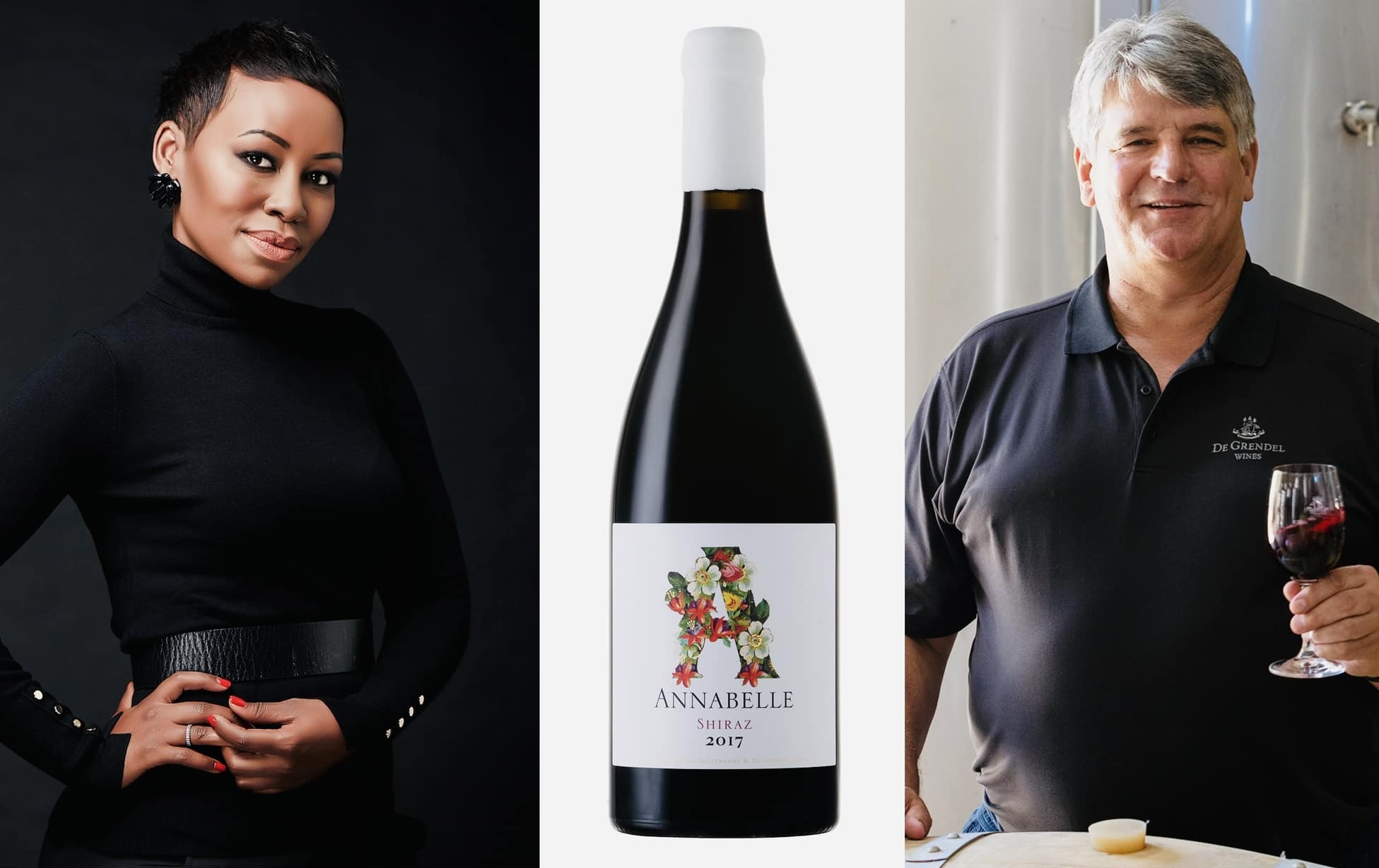 Elana Afrika-Bredenkamp has partnered with De Grendel Wine Estate to launch Annabelle Shiraz, a wine with a cause, funding sommelier training for underprivileged individuals.