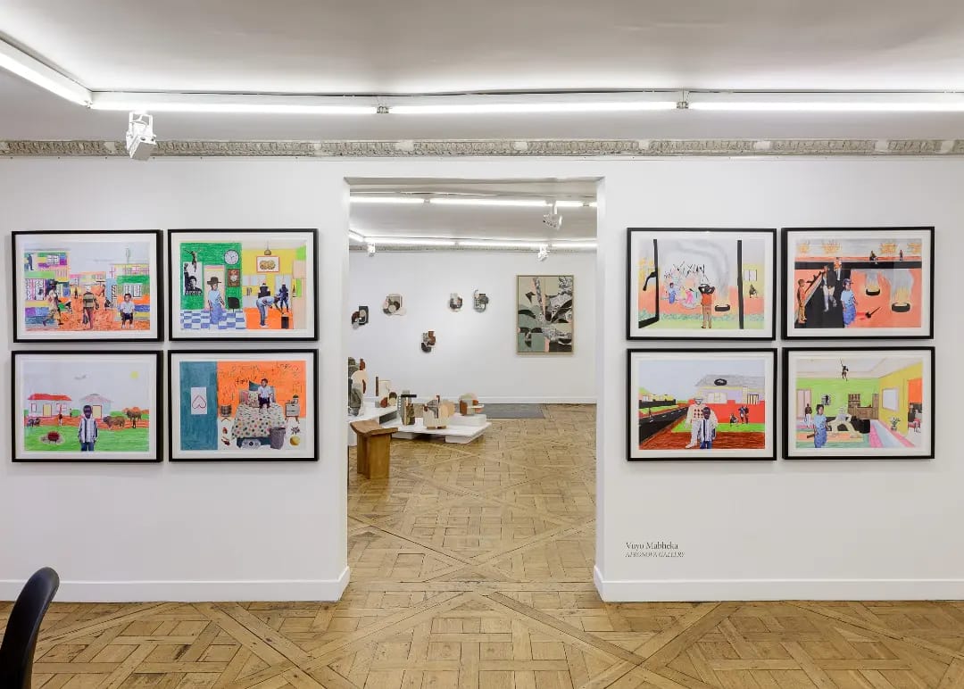 Vuyo Mabheka, a former Of Soul and Joy student, triumphs with his award-winning Popihuise series at the Salon Approche Art Fair in Paris, showcasing a visually stunning narrative that explores his childhood memories and the transformative power of art.