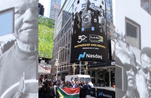South Africa Illuminates Times Square in Celebration of 30 Years of Freedom!