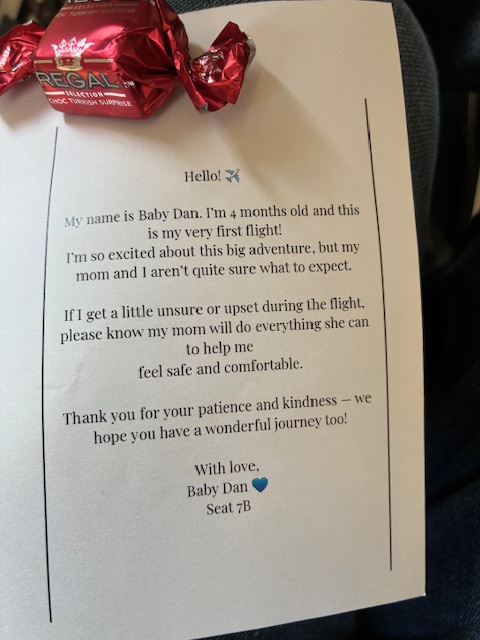 Baby Dan’s First Flight Proves Kindness Can Travel Far