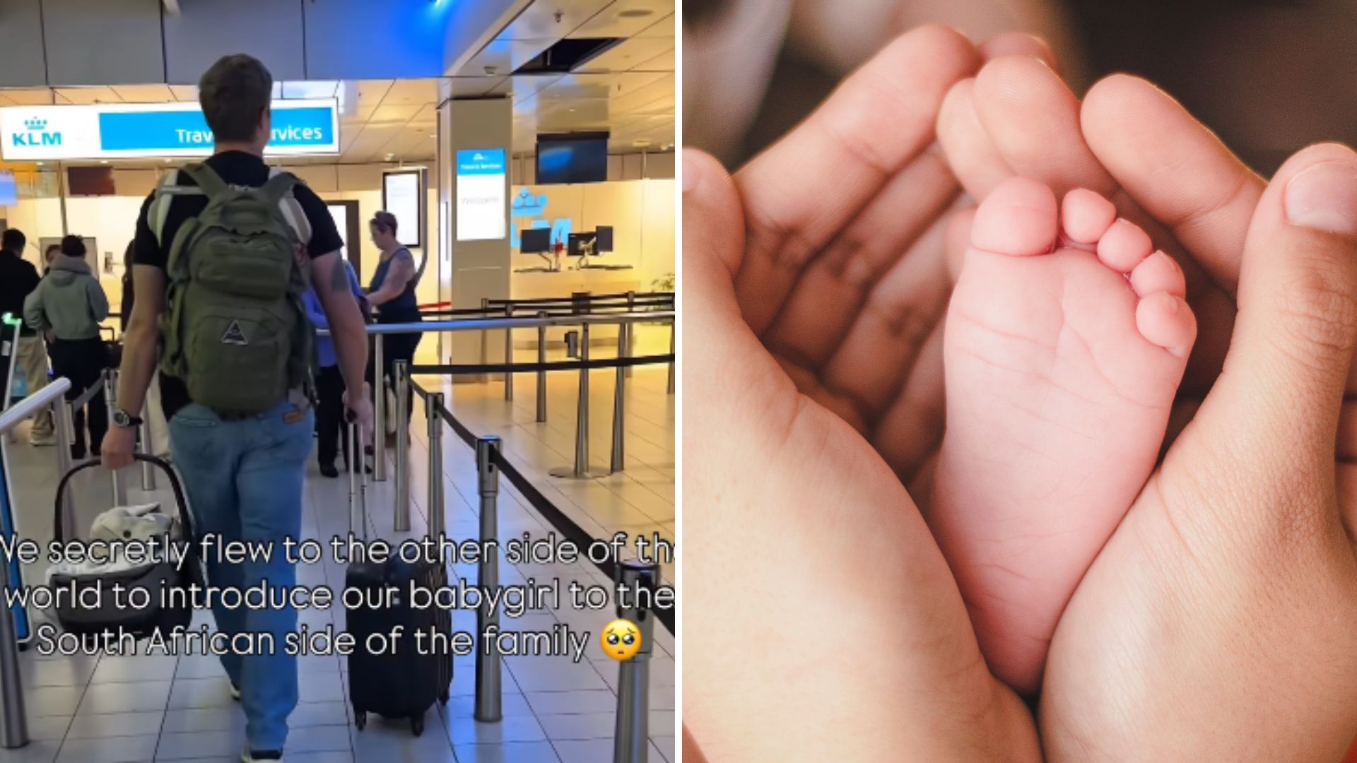 Family Secretly Flies to SA