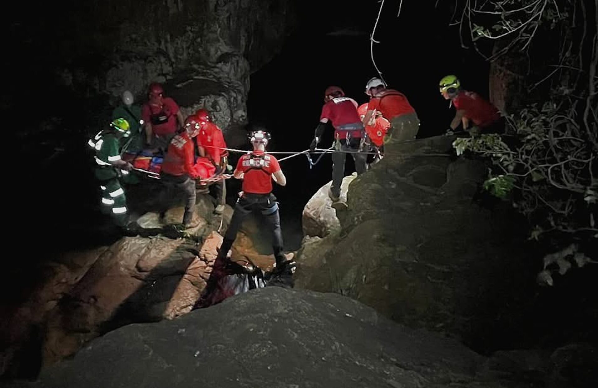 Hiker Rescued After Gruelling 12 Hour Waterfall Rescue