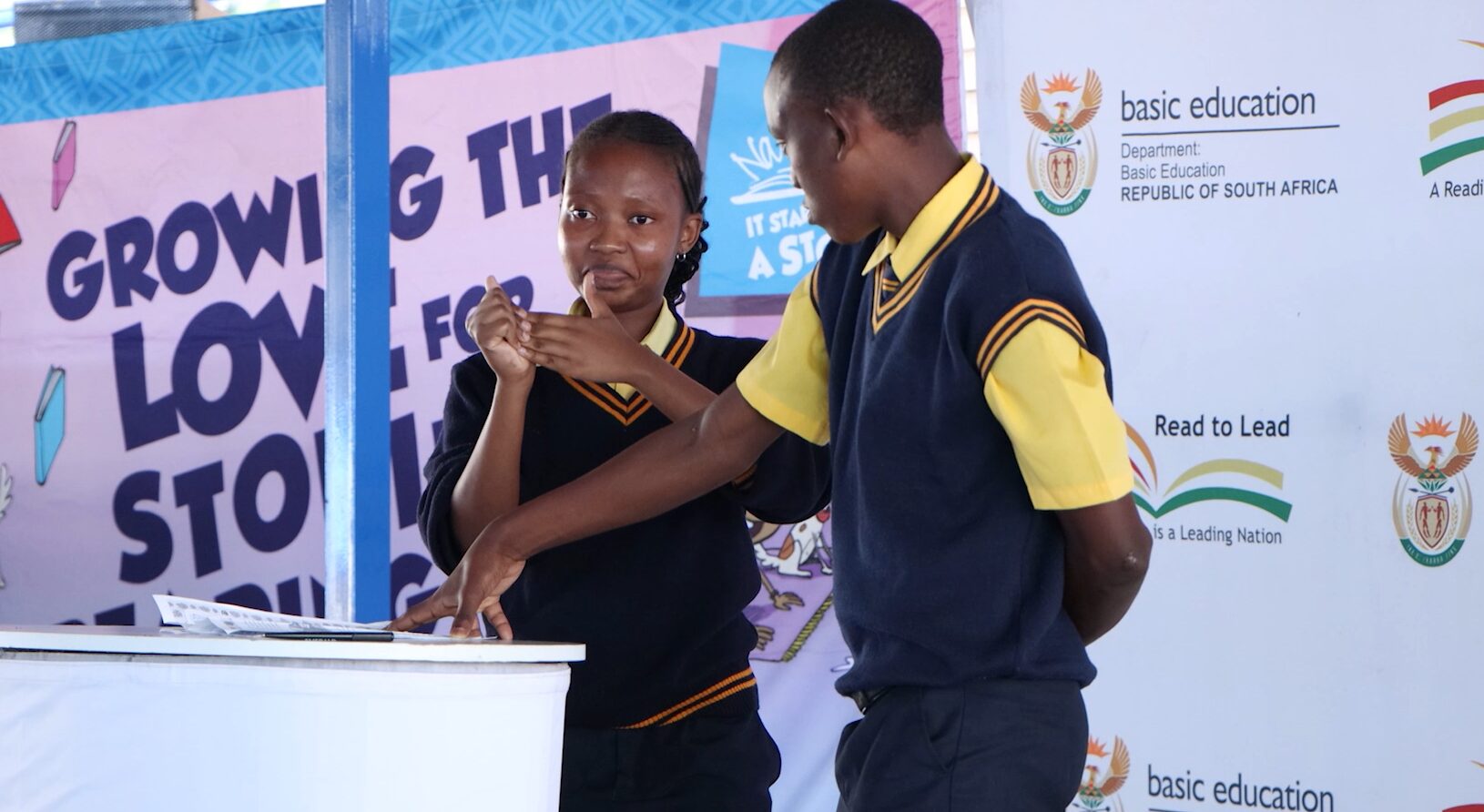 World Read Aloud Day’s 1st SASL Story