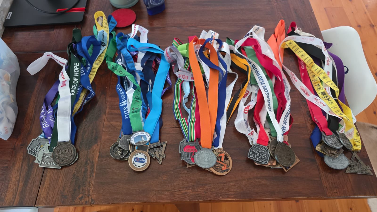 Runners Donate Medals
