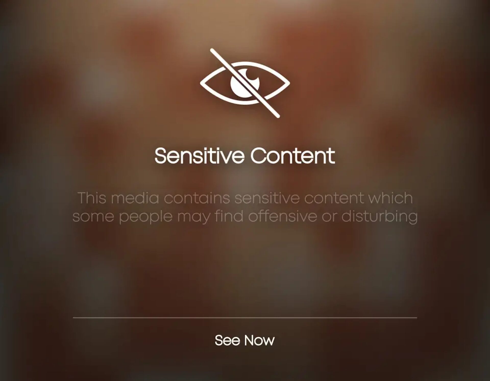 Sensitive content Warning