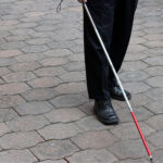 White Cane Mobility training