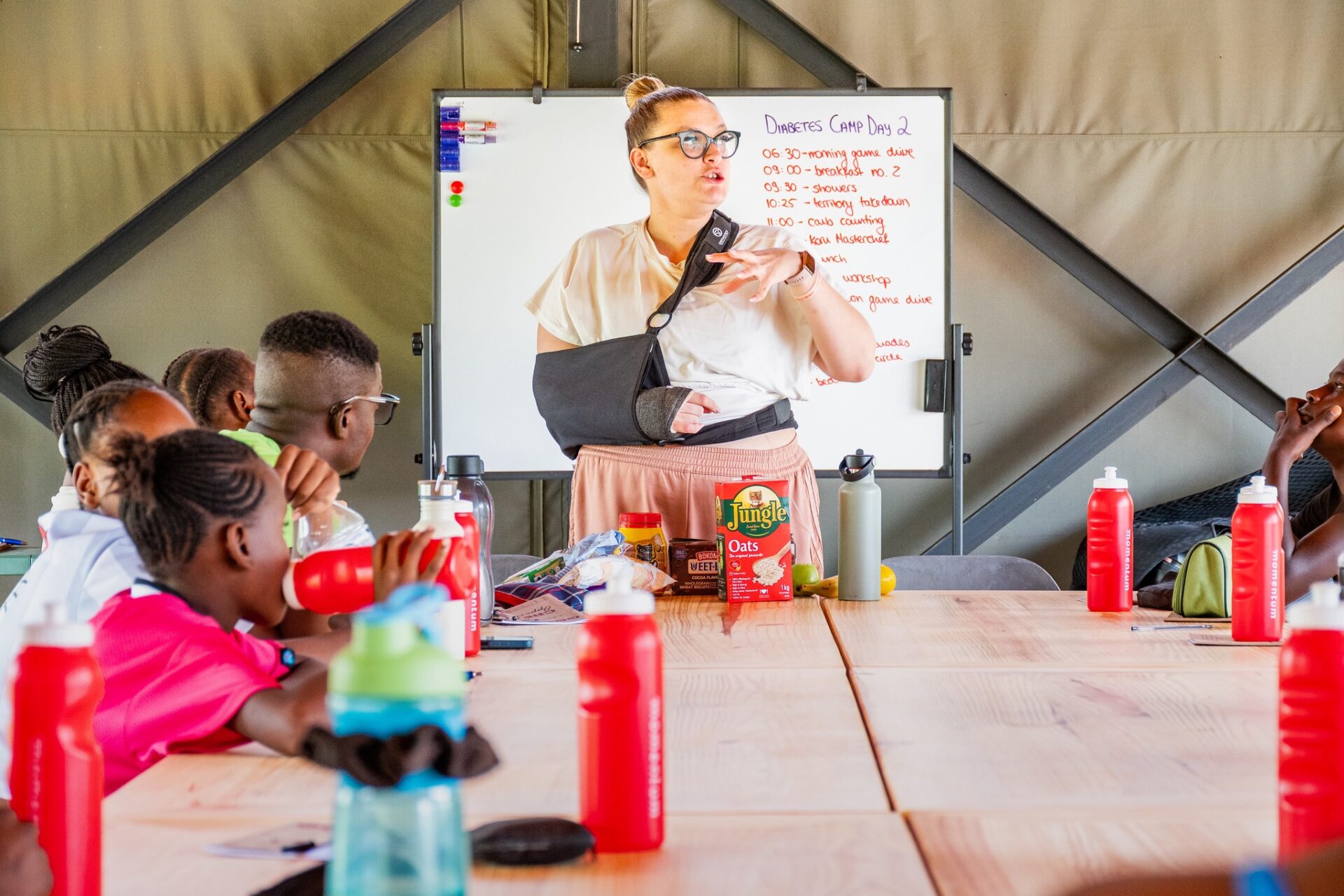 Holly Rey Connects with Young Warriors in the Fight for Better Diabetes Care