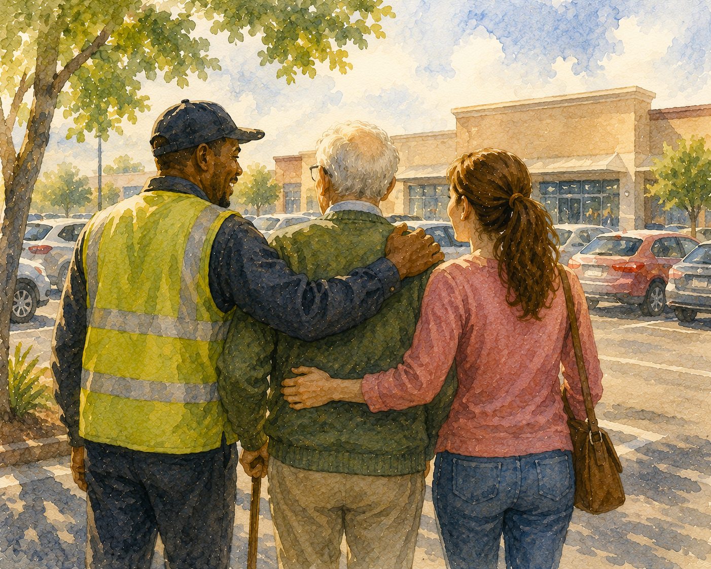 The Car Guard Who Became Grandpa’s Friend