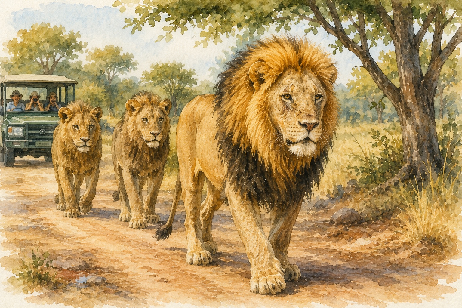 The Old Lion King Returns to Kruger