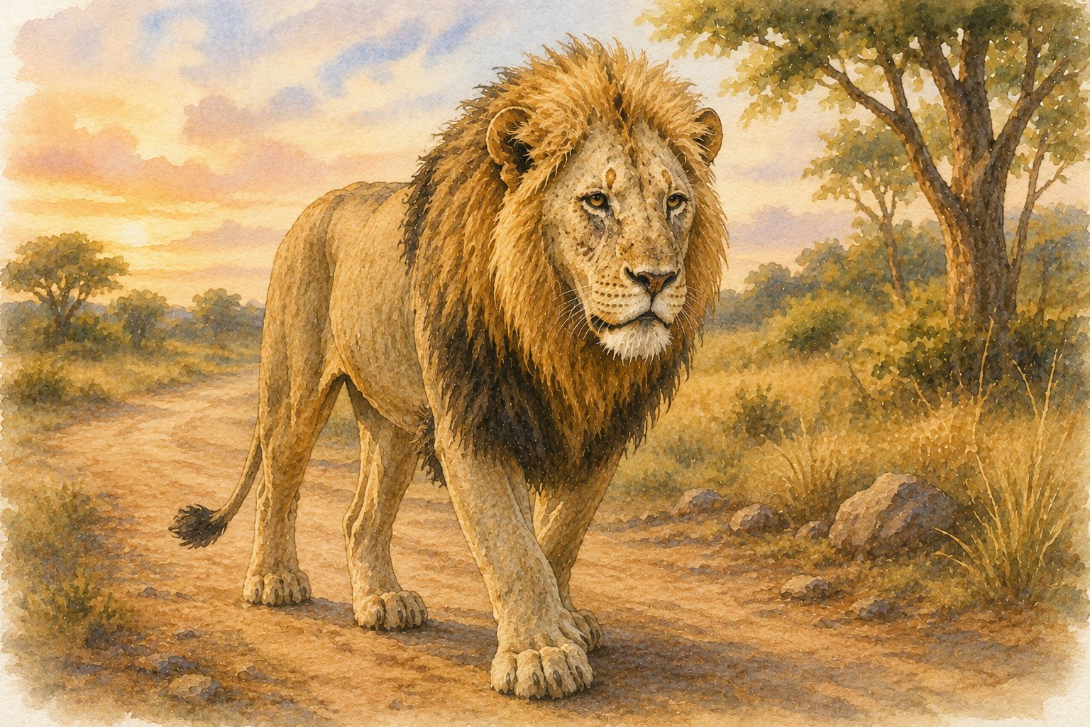 The Old Lion King Returns to Kruger