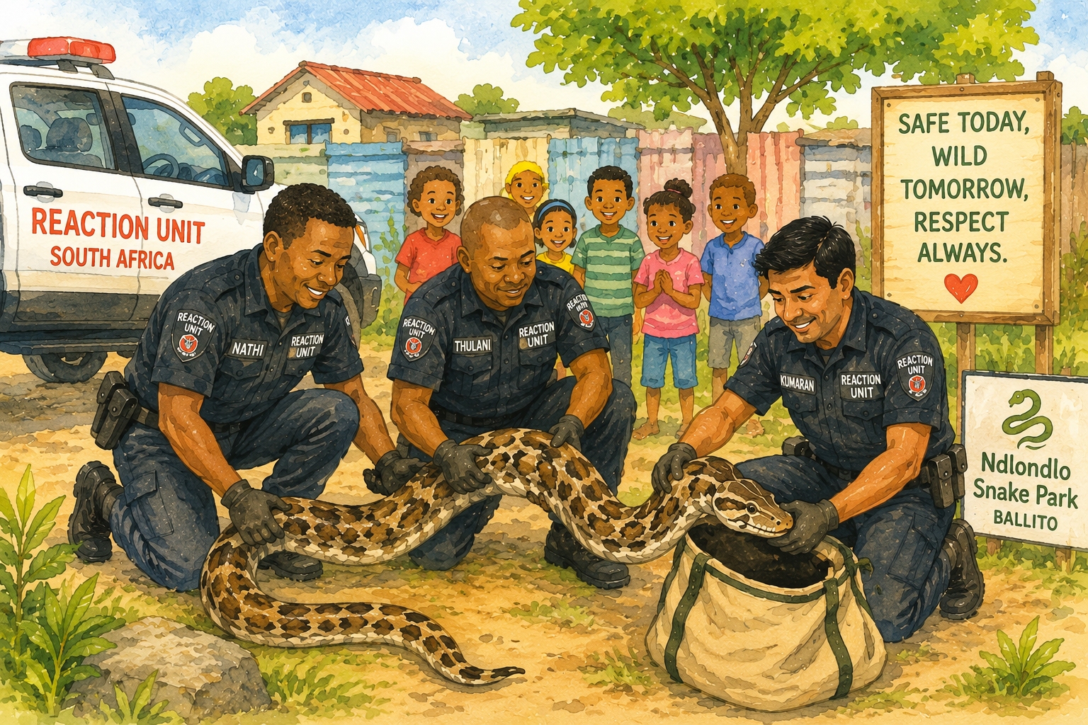 The Day Three Officers Became Snake Heroes